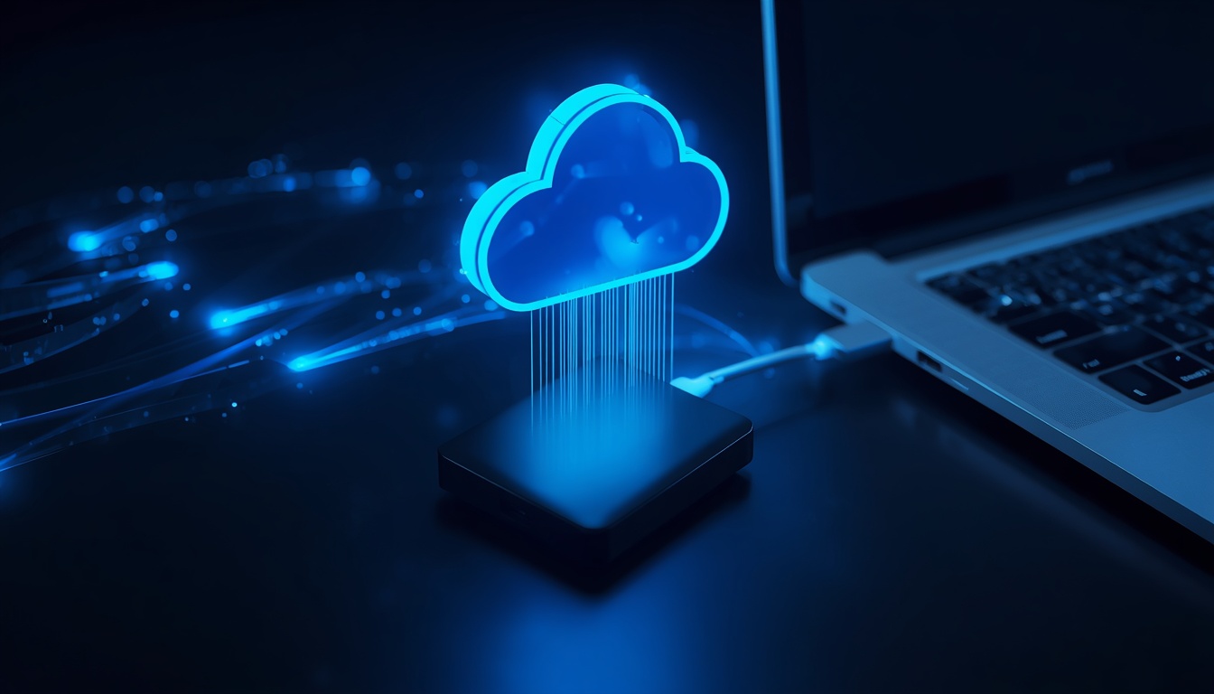 External_hard_drive_connected_to_laptop_with_cloud_backup_icon_floating_above_da