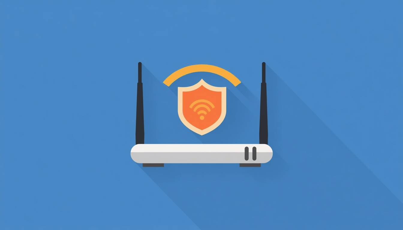 Flat_illustration_of_a_Wi-Fi_router_with_shield_icon_and_warning_sign_for_public