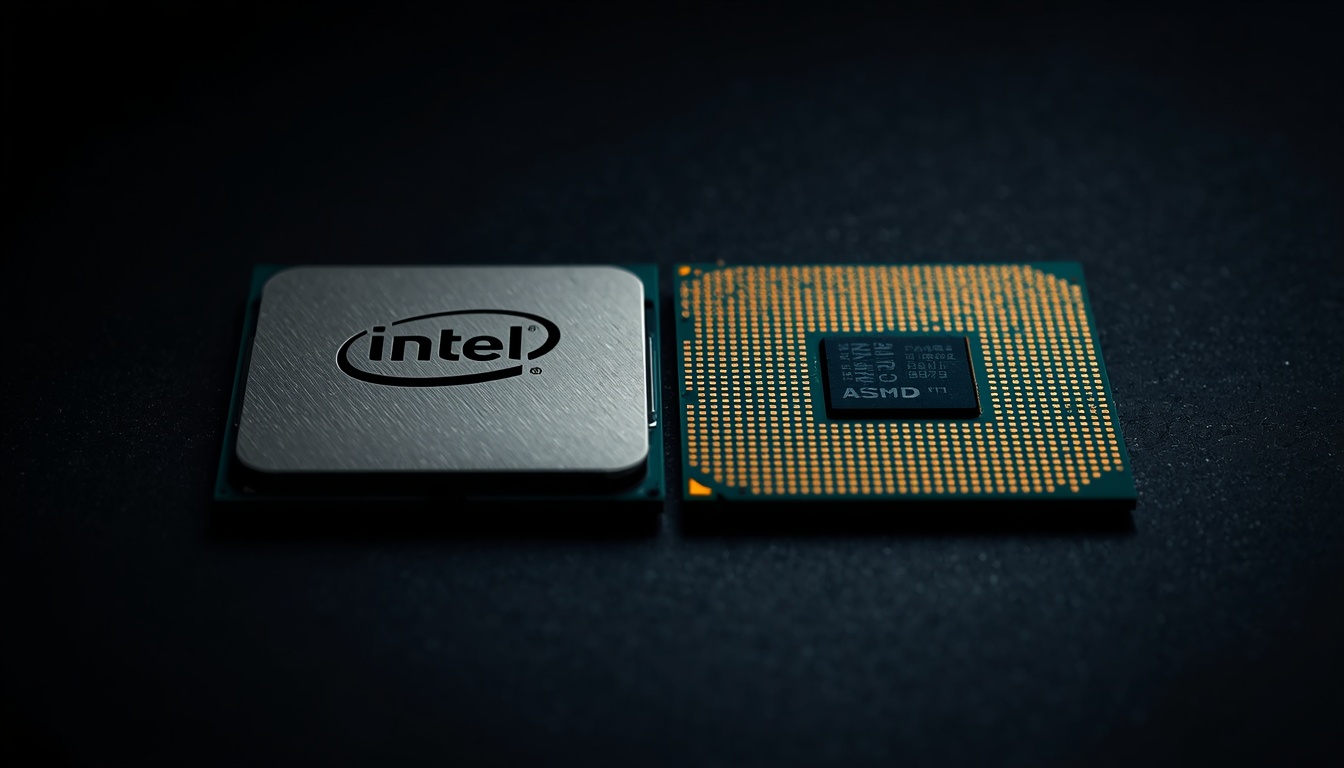 Intel_and_AMD_processors_side_by_side_on_dark_surface_close-up_macro_photo_pins