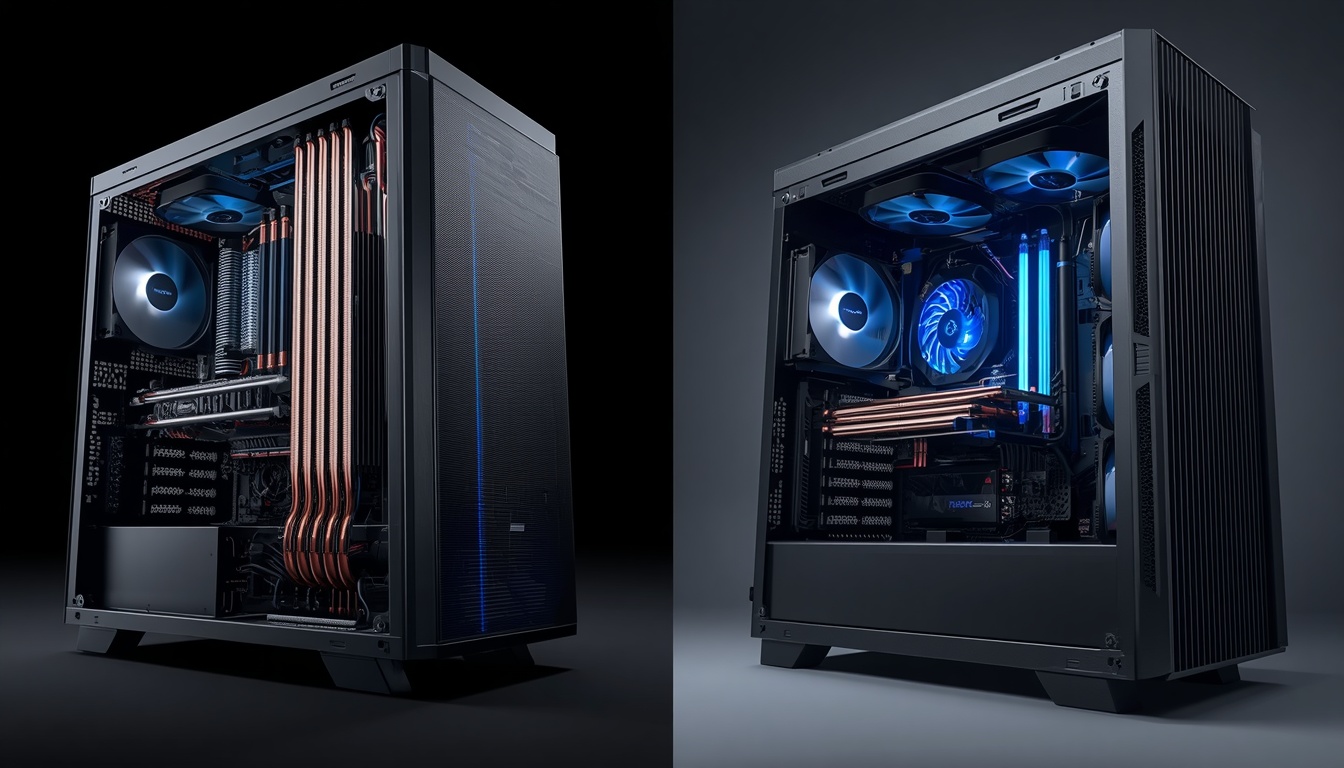 Split_comparison_image_left_side_shows_large_tower_CPU_air_cooler_with_heat_pipe
