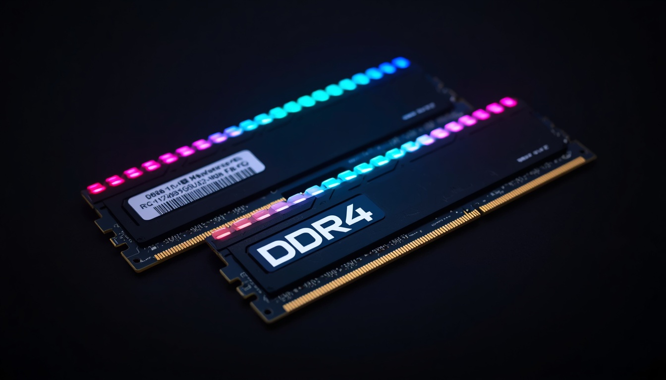 Two_RAM_sticks_DDR4_and_DDR5_on_dark_background_close-up_macro_photo_RGB_lightin