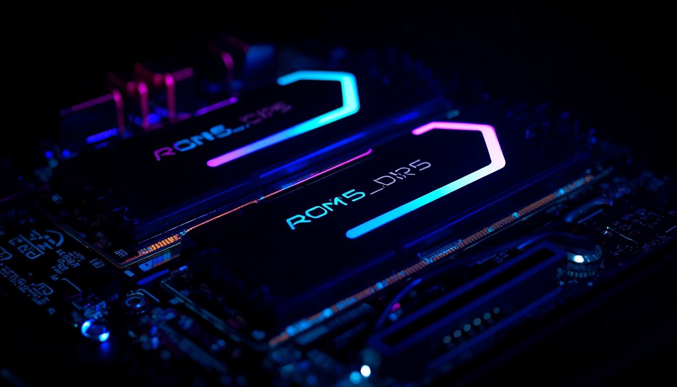 Two_RAM_sticks_DDR5_with_RGB_lighting_installed_on_motherboard